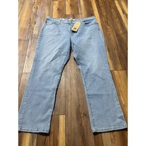 Levi's Classic Straight Jeans Women's 18 Short W34 L28 Light Blue Wash NEW NWT